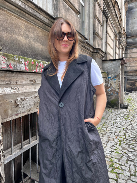 Kamizelka KATE Rivabella dwustronna czarna Kamizelka KATE Rivabella dwustronna czarna