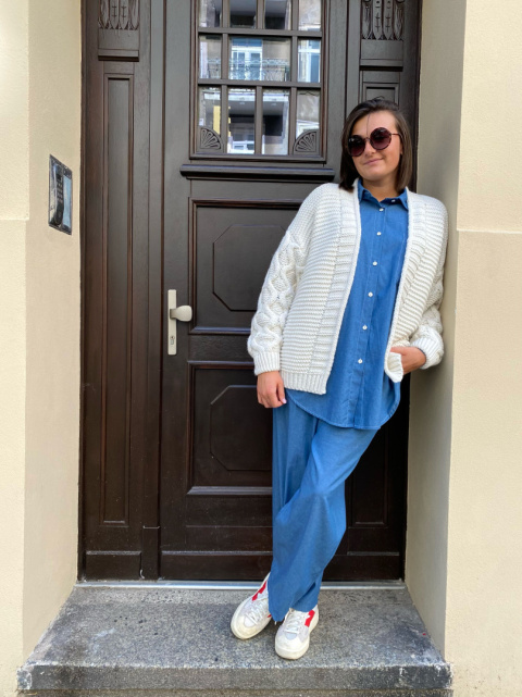 Sweter kardigan SALI beż Sweter kardigan SALI beż