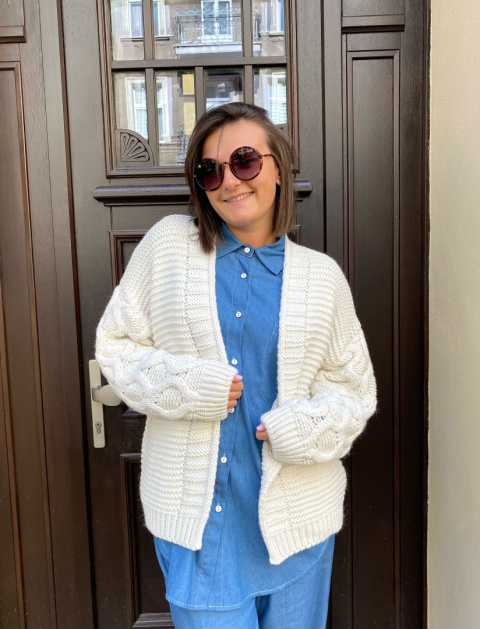 Sweter kardigan SALI beż Sweter kardigan SALI beż