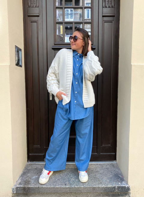 Sweter kardigan SALI beż Sweter kardigan SALI beż