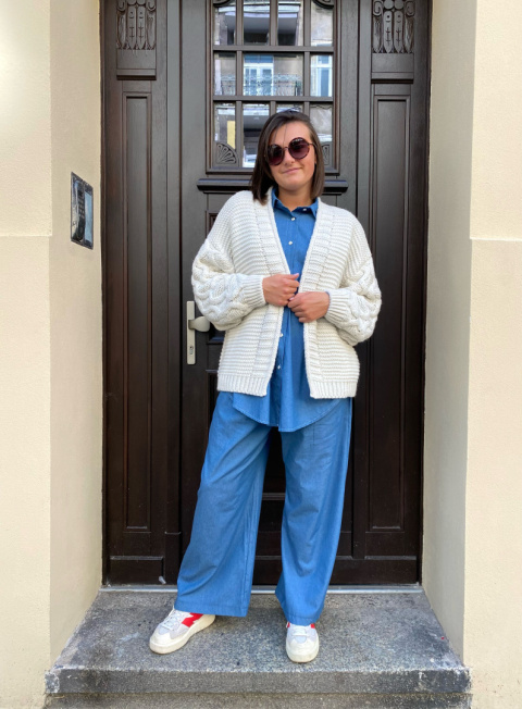 Sweter kardigan SALI beż Sweter kardigan SALI beż