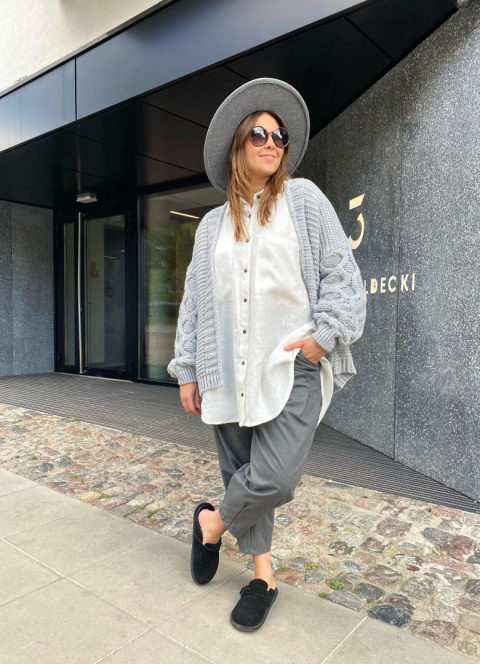 Sweter kardigan SALI szary Sweter kardigan SALI szary