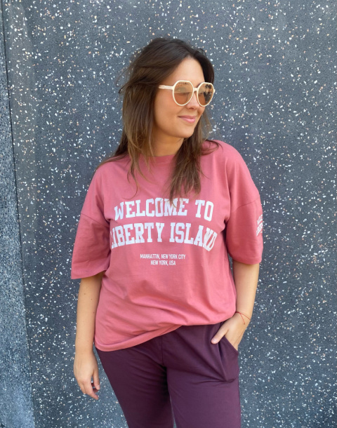 Tshirt bluzka MILA różowa Tshirt bluzka MILA różowa