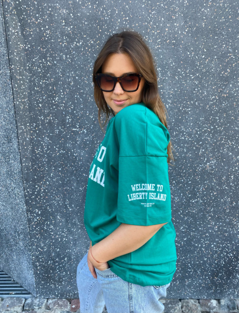 Tshirt bluzka MILA zielona Tshirt bluzka MILA zielona