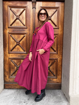 Sukienka INEZ burgund
