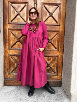 Sukienka INEZ burgund