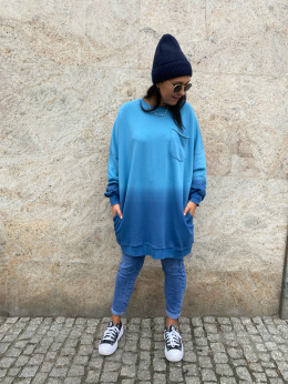 Bluza sukienka LUNA blue