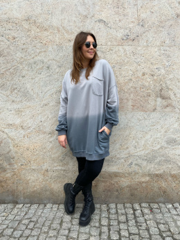 Bluza sukienka LUNA grey