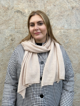 Szal KASZMIR jasny beż