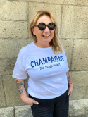 Tshirt bluzka DORA champagne