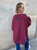 Bluza AURORA bordo