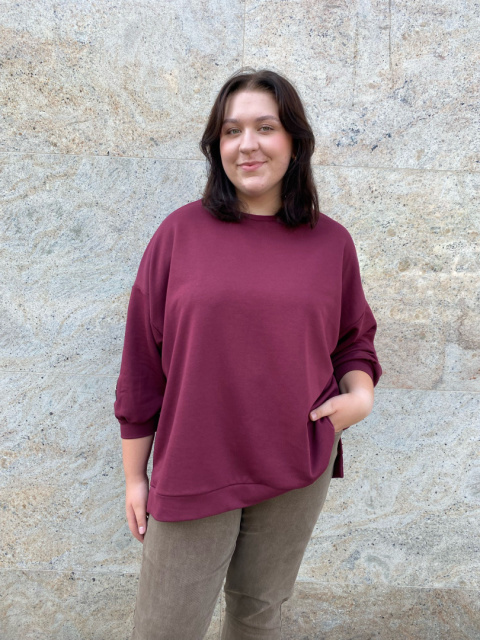 Bluza AURORA bordo