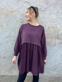 Sukienka NELA wiya dark plum