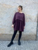 Sukienka NELA wiya dark plum