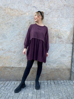 Sukienka NELA wiya dark plum