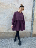 Sukienka NELA wiya dark plum