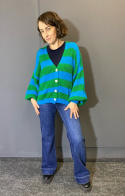 Sweter EMMA green blue