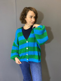 Sweter EMMA green blue