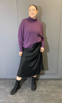 Sweter golf PIK plum