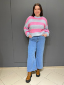 Sweter DUO blue&pink