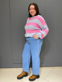 Sweter DUO blue&pink