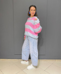 Sweter DUO blue&pink