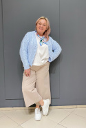 Sweter kardigan CELESTE baby blue