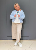 Sweter kardigan CELESTE baby blue