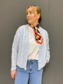 Sweter kardigan CELESTE baby blue