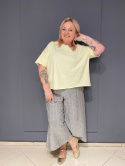 Bluzka T-tshirt TOLA pastelowy żółty