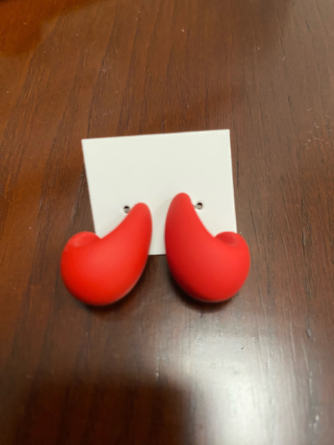 Kolczyki ŁEZKA red Kolczyki ŁEZKA red