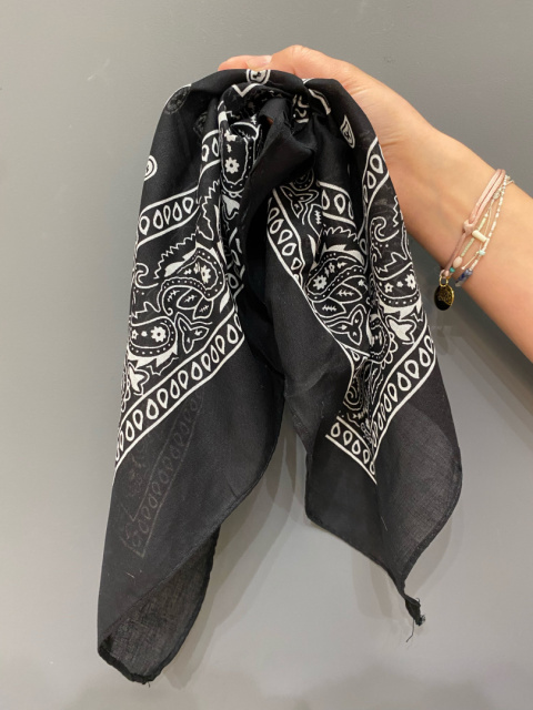 Apaszka bandana czarna Apaszka bandana czarna