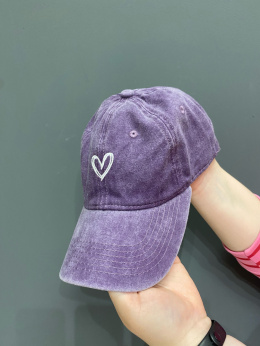 Czapka LIVI fiolet heart