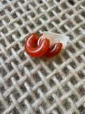 Kolczyki JELLY bursztyn
