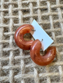 Kolczyki JELLY karmel