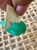 Kolczyki JELLY mint