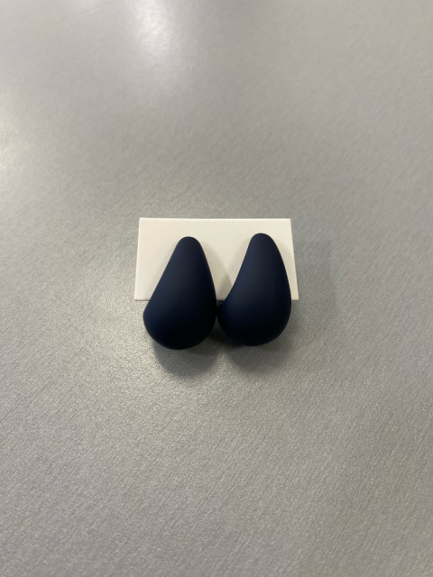 Kolczyki ŁEZKA navy Kolczyki ŁEZKA navy