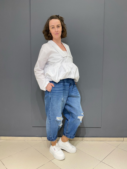 Bluzka koszula ALICANTE Wendy Trendy bianco Bluzka koszula ALICANTE Wendy Trendy bianco