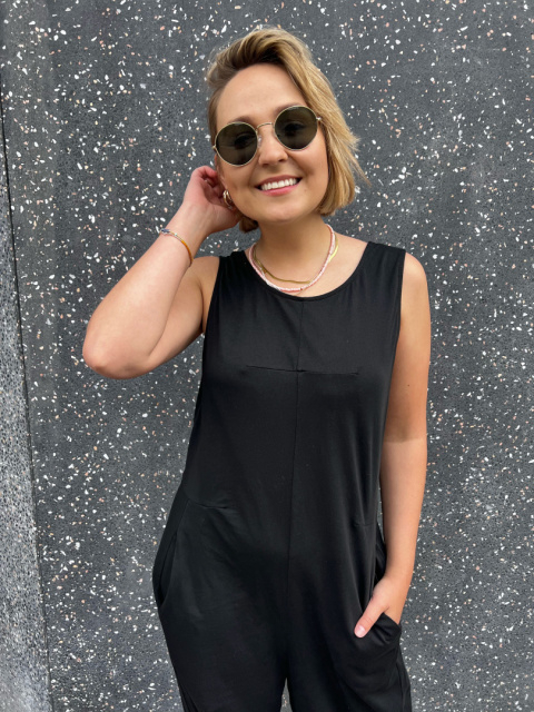 Kombinezon NESSA Wendy Trendy czarny Kombinezon NESSA Wendy Trendy czarny