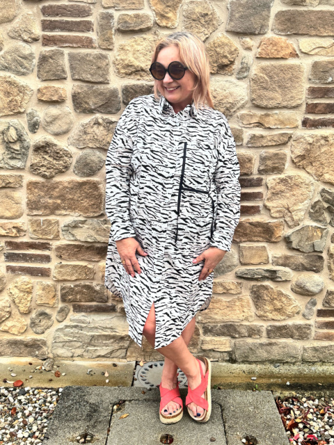 Koszula Sukienka LARA zebra Koszula Sukienka LARA zebra