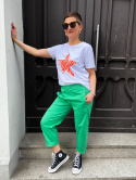 Spodnie TINA Wendy Trendy zieleń