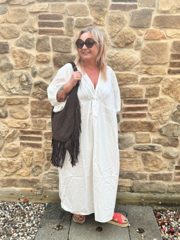 Torebka BOHO gorzka czekolada