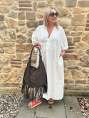 Torebka BOHO gorzka czekolada