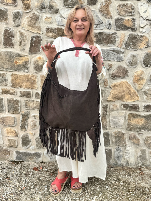 Torebka BOHO gorzka czekolada Torebka BOHO gorzka czekolada