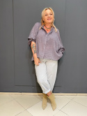 Bluzka Bertina grafit
