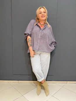 Bluzka Bertina grafit