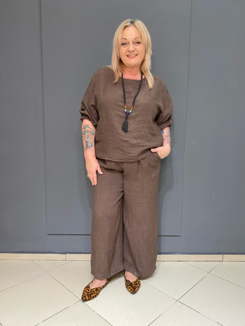 Bluzka Koszula FLO czekolada Bluzka Koszula FLO czekolada