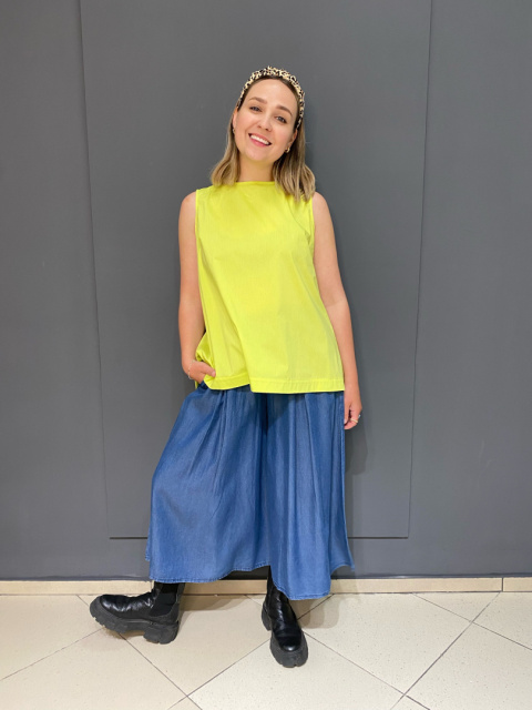 Bluzka ROS limonka Wendy Trendy Bluzka ROS limonka Wendy Trendy