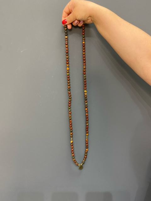 Naszyjnik BOHO kamienie brązy Naszyjnik BOHO kamienie brązy