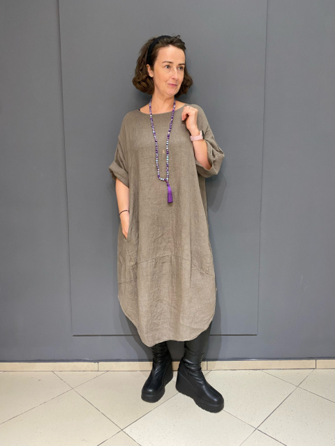 Naszyjnik BOHO kamienie fiolet Naszyjnik BOHO kamienie fiolet